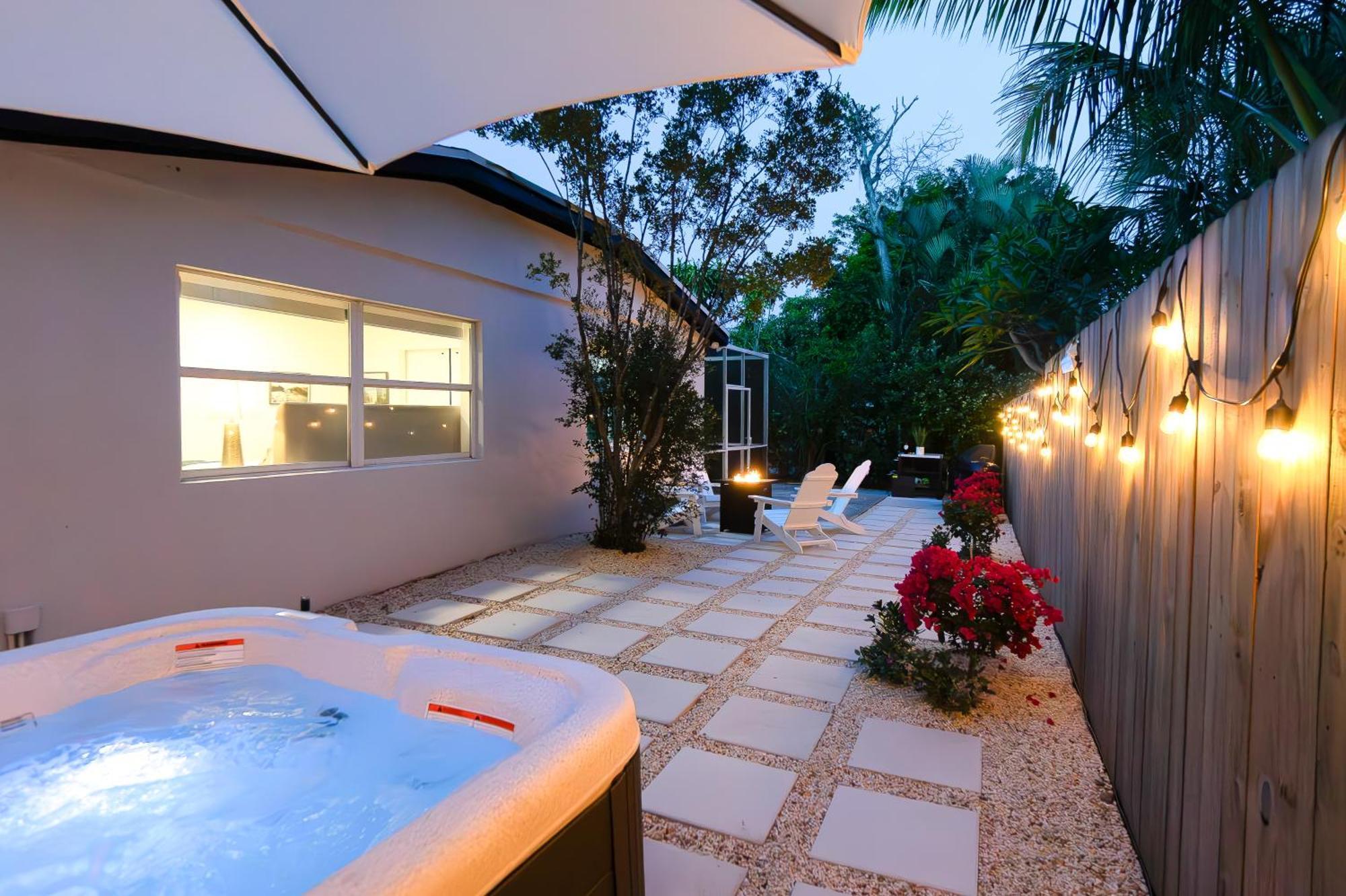West Palm Beach Elegant 5Br With Hot Tub And Fire Pit Near Beach Exterior foto
